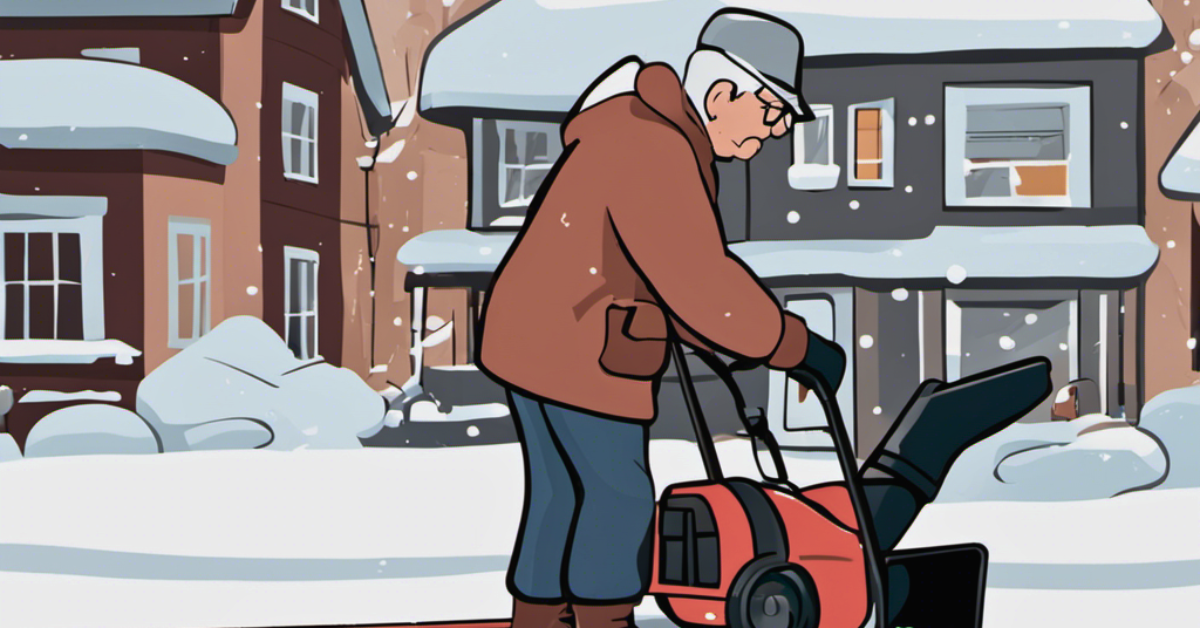 lightweight snow blower for elderly
